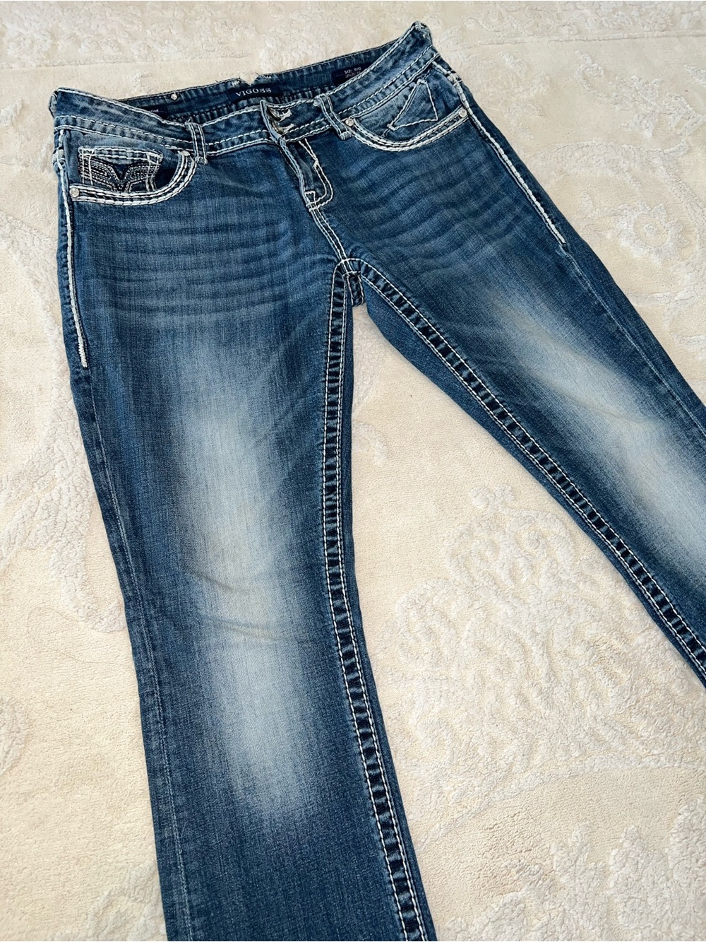 Buckle Vigoss Women’s Blue Boot Cut Jeans! Size 11/12 Length 33. Excellent - Picture 5 of 16